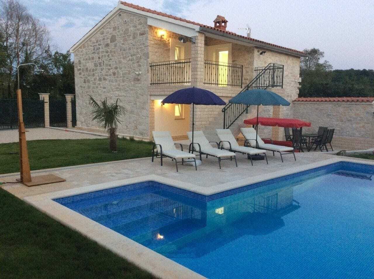 Istrian Stone Villa Lenny Near بوريتش المظهر الخارجي الصورة